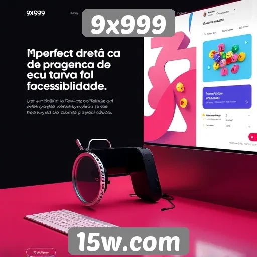 Acessibilidade e interface do site 9x999